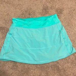 lululemon mint green skirt